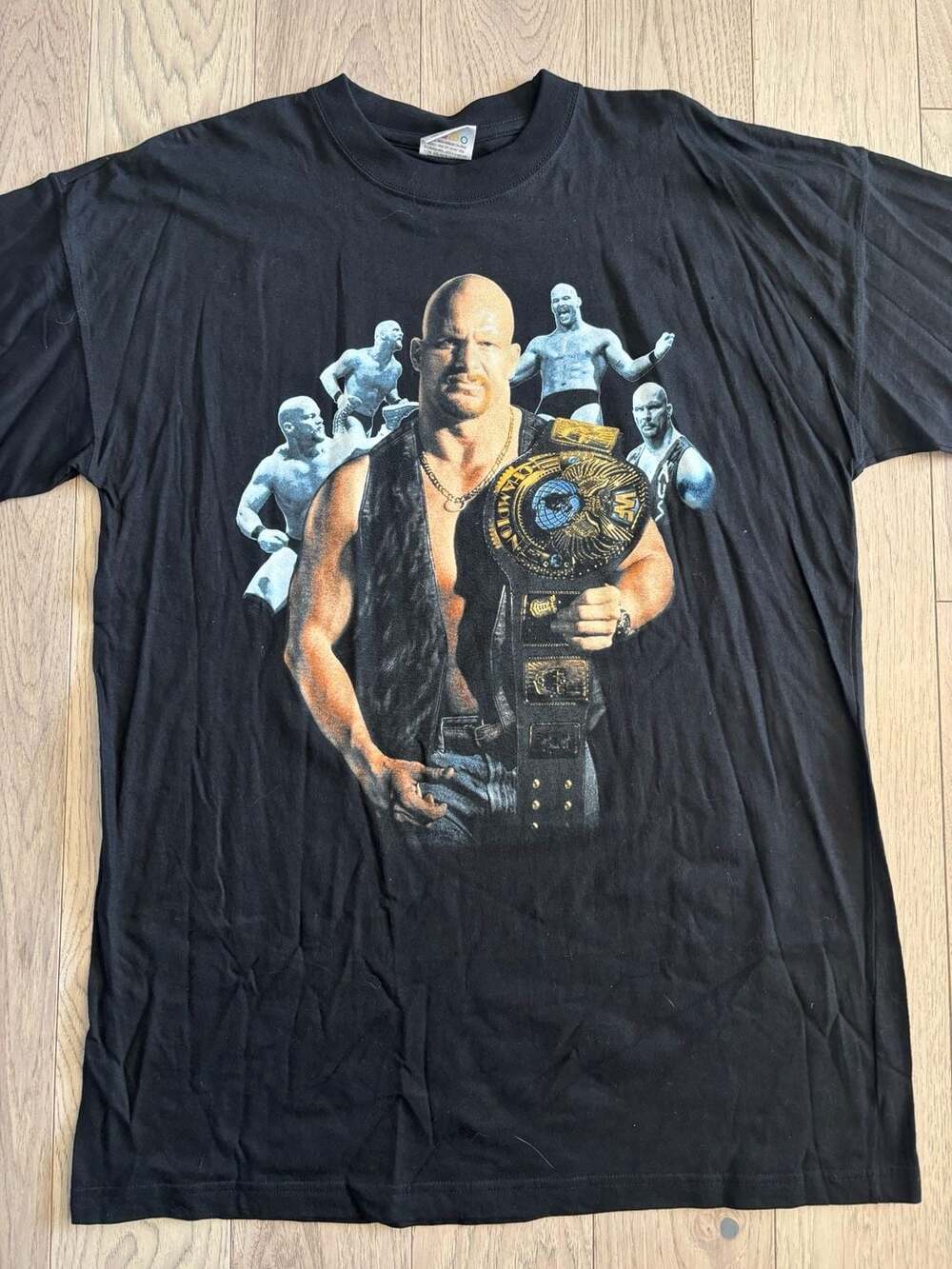 Vintage 1999 WWF Stone Cold Steve Austin "Austin Rules" T-Shirt Size XL